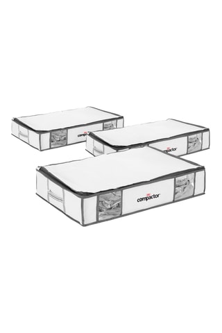 Caixas de compressão a vácuo semi-rígidas Life 3D - 3 peças - 45 x 65 x 15,5 cm
