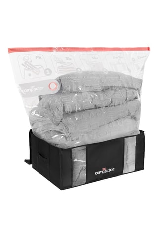 3 sacos de arrumação a vácuo semi-rígidos Cosmos - 65 x 45 x 27 cm - 210 l