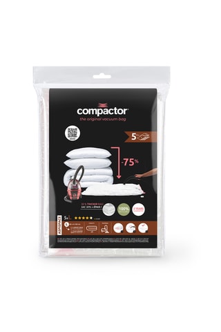 Sacos de compressão a vácuo Aspispace - 5 peças - 80 x 100 cm