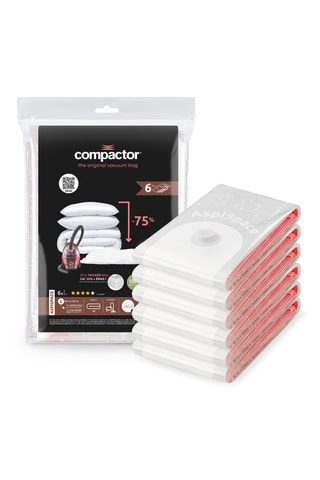 Sacos de compressão a vácuo Aspispace -  6 peças - 80 x 100 cm