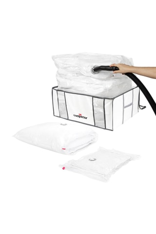 3 sacos de arrumação compressão Compactor - 50 x 65 x 26,5 cm - 210 litros