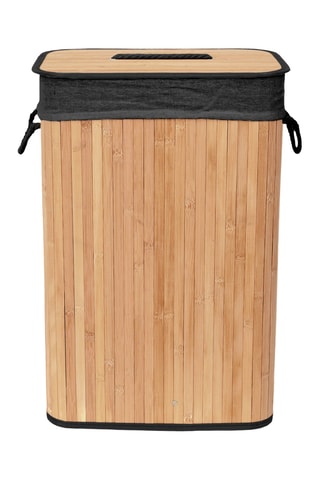 Cesto da roupa em bambu Bamboo - 40 x 30 x 60 cm - Natural