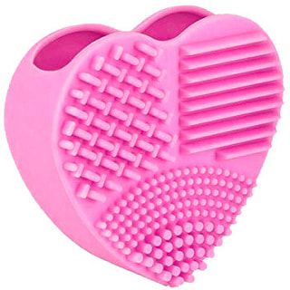 Spazzola detergente in silicone per pennelli - Rosa