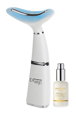 Modelador para rosto com fototerapia-termoterapia-vibra e creme Cuidado Corretor Rugas Always Young