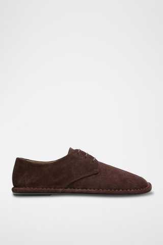 Derbys en nubuck - Bordeaux