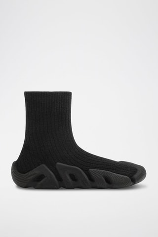 Tennis-chaussettes - Noir