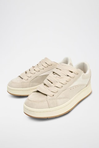 Tennis plateformes - Ecru