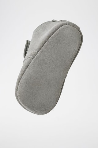 Chaussons en nubuck - Gris foncé