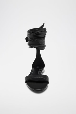 Sandales en cuir - Noir
