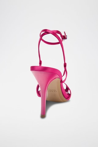 Sandales à talons - Fuchsia