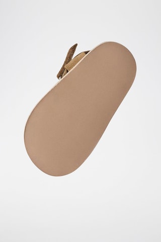 Sandales en nubuck - Marron clair