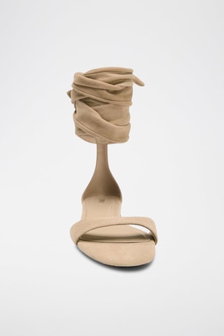 Sandales en nubuck - Ecru