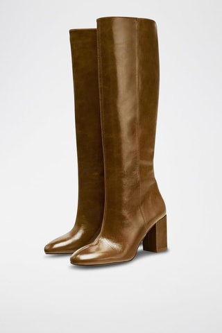 Bottes en cuir - Marron