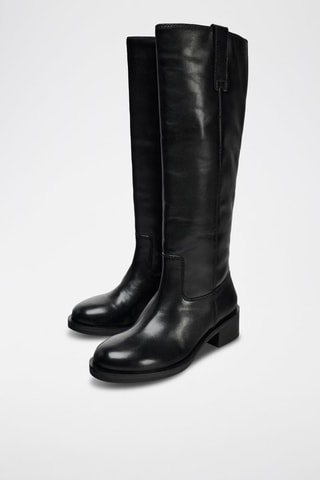 Bottes en cuir - Noir