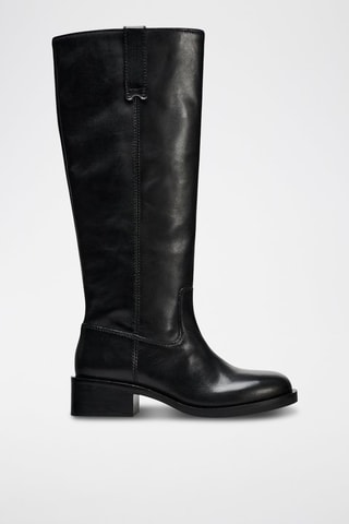 Bottes en cuir - Noir