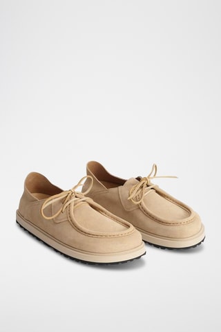 Mocassins en nubuck - Beige
