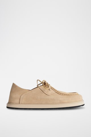 Mocassins en nubuck - Beige