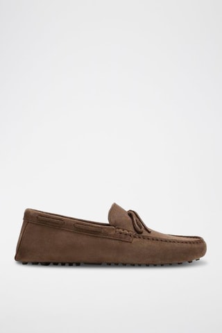 Mocassins en nubuck - Marron