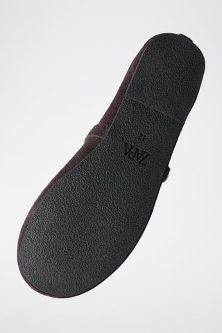 Ballerines en nubuck - Violet
