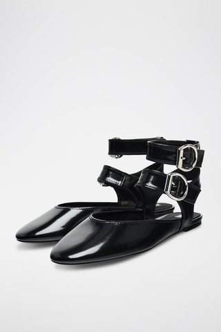 Ballerines vernies - Noir