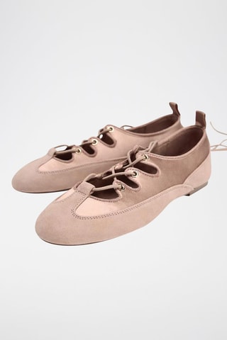 Ballerines en cuir - Rose