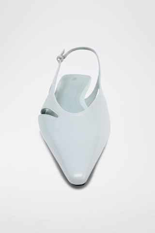 Ballerines vernies - Gris clair