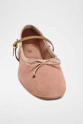 Babies en cuir - Rose
