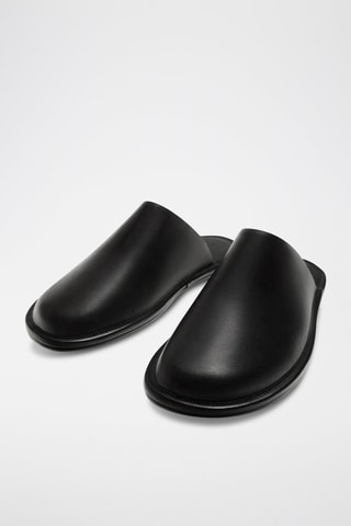 Sabots en cuir - Noir