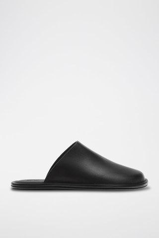 Sabots en cuir - Noir