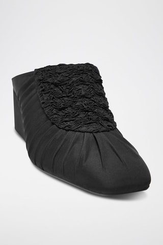 Mules compensées - Noir