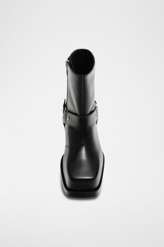 Boots en cuir - Noir