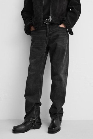 Boots en cuir - Noir