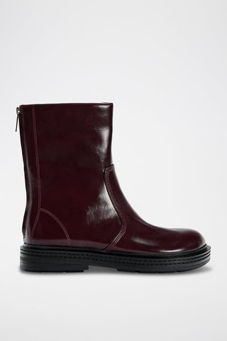 Bottines vernies - Bordeaux
