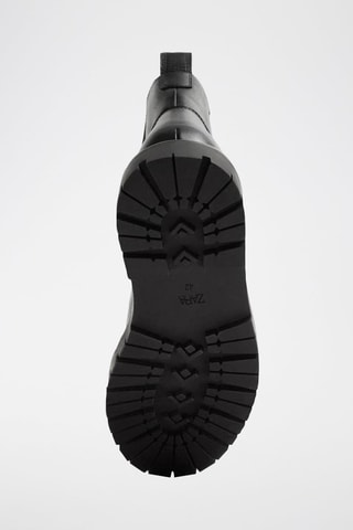 Bottines en cuir - Noir