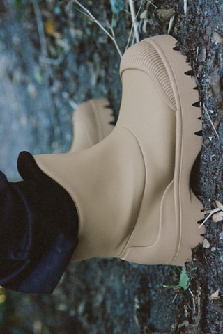 Bottines - Ecru