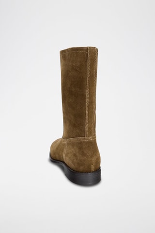 Bottines en nubuck - Marron
