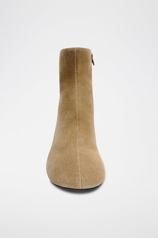 Bottines en nubuck - Beige