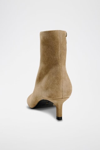 Bottines en nubuck - Beige