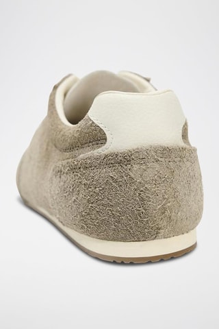 Baskets en cuir - Vert d’eau