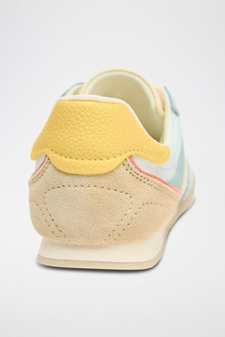 Baskets en cuir - Vert d’eau