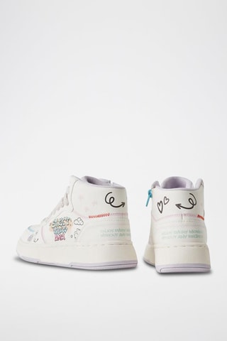 Baskets montantes - Blanc
