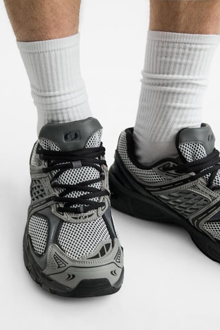 Baskets en cuir - Gris