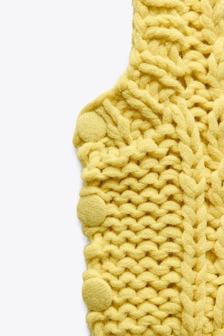 Pull sans manches - Jaune