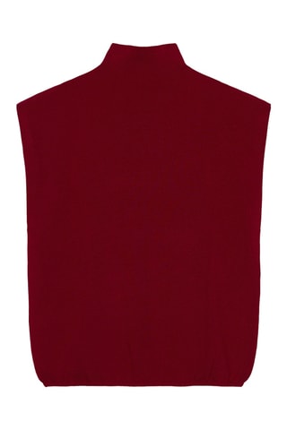 Pull sans manches - Rouge