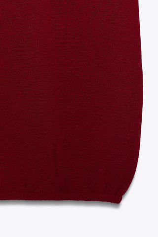 Pull sans manches - Rouge