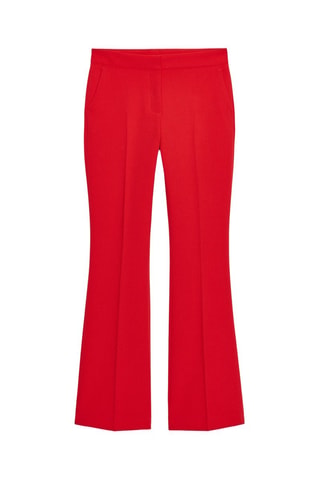 Pantalon flare - Rouge