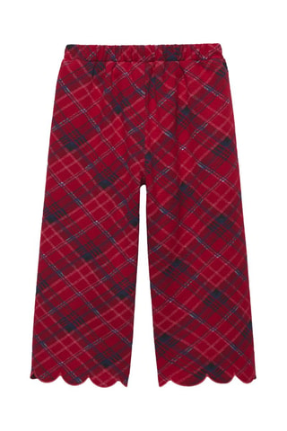 Pantalon - Rouge et anthracite