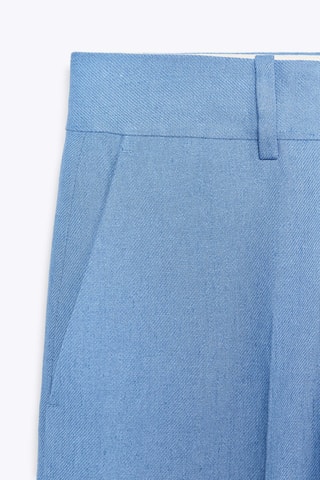 Pantalon droit en lin - Ciel