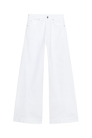 Pantalon wide legs - Blanc