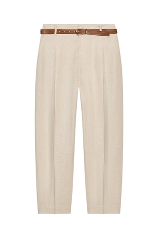 Pantalon en lin - Beige